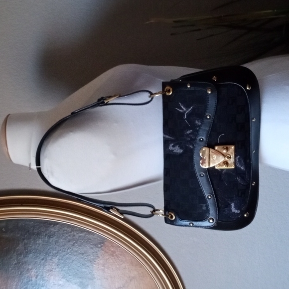 ST JOHN Couture Signature Jacquard w Embroidered Butterfly Hummingbird Purse Set - Picture 2 of 15